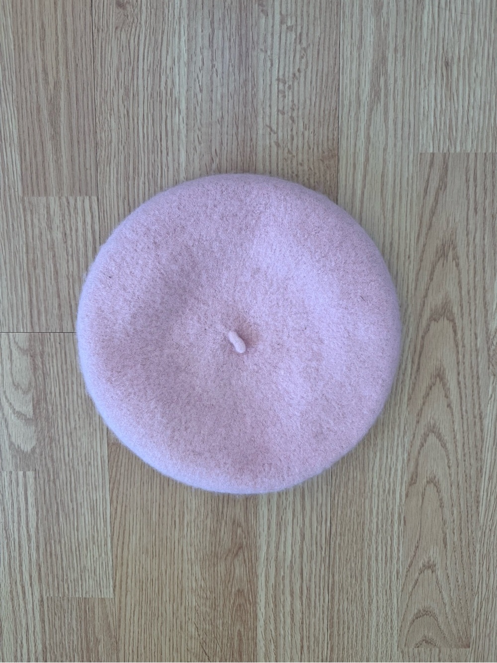 Pink Wool Beret